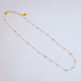 Pastel Water Drop Chain Necklace