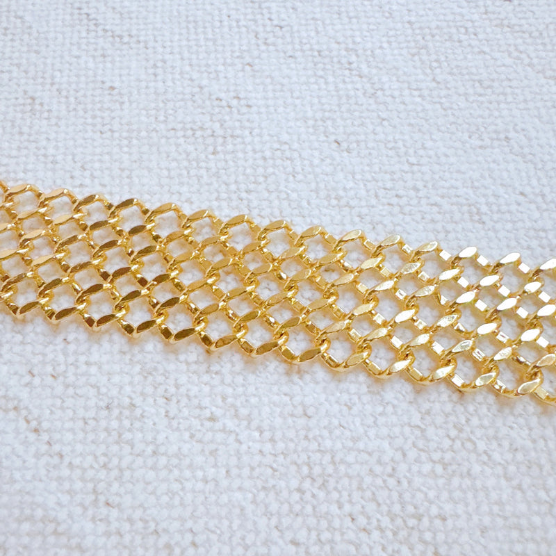 Lux Lattice Chain Bracelet