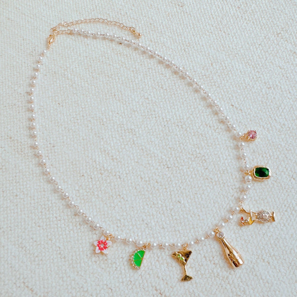 Let's Celebrate Multi Charm Necklace