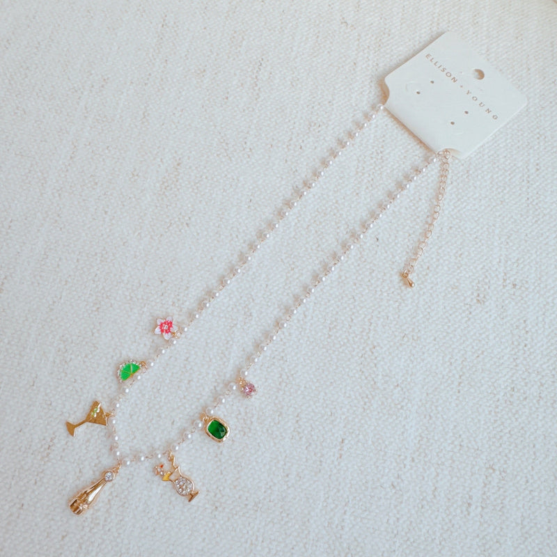 Let's Celebrate Multi Charm Necklace