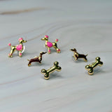 Lovely Fur Friend Earring Set Of 3