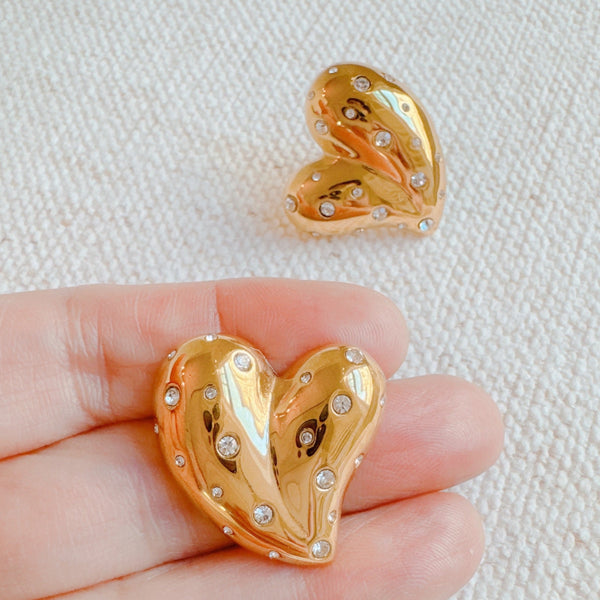 Lovely-Golden-Heart-Earrings-1