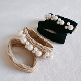 Pearls-And-Solid-Hair-Ties-Set-Of-4-1