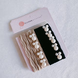 Pearls-And-Solid-Hair-Ties-Set-Of-4