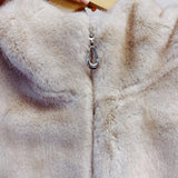 Close-up-to-zipper-and-fur-texture-for-Real-Feel-Faux-Mink-Vest-Hooded-And-Effortless-Beige-Mink