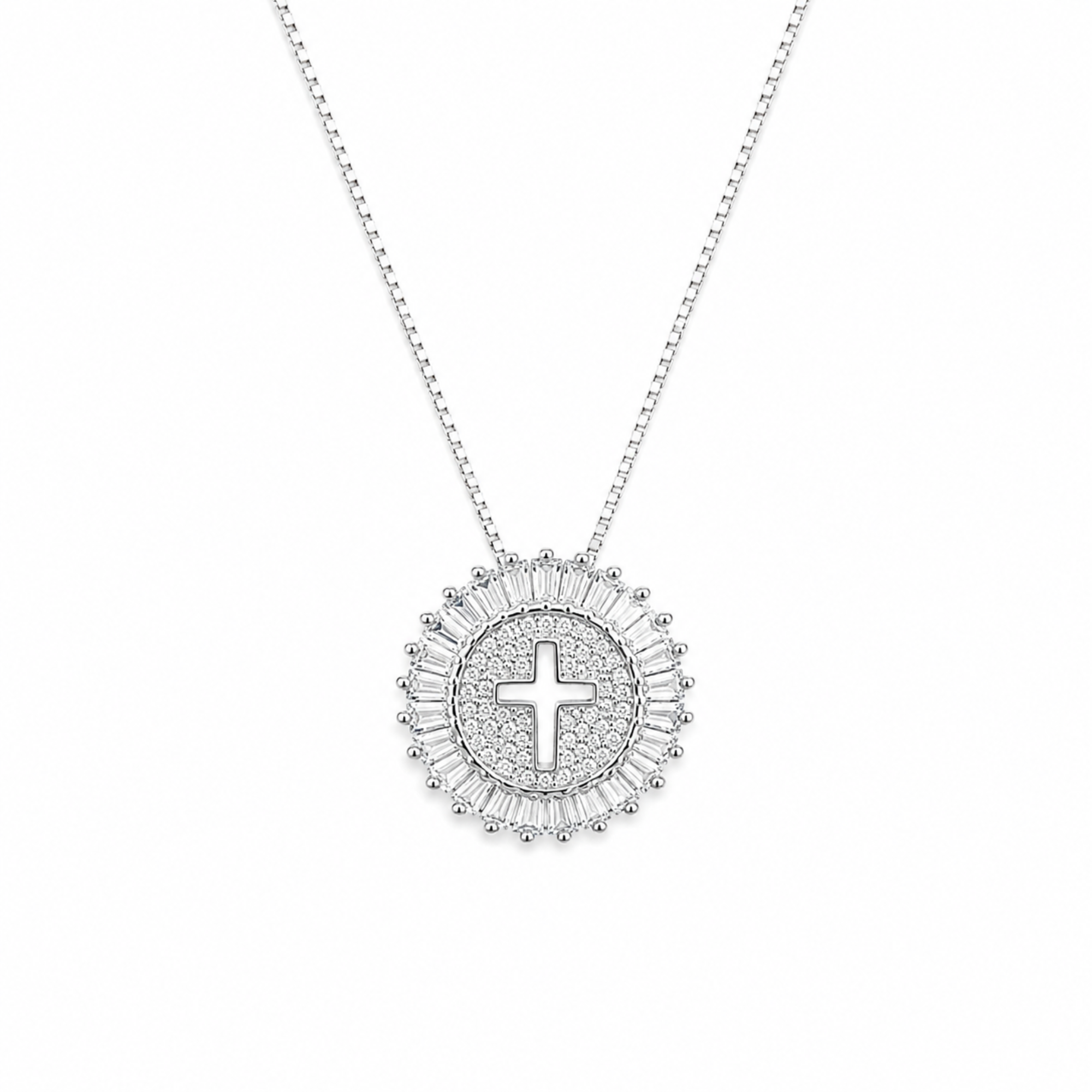Shine Circle Cross Necklace | Ellison+Young – Ellisonyoung.com