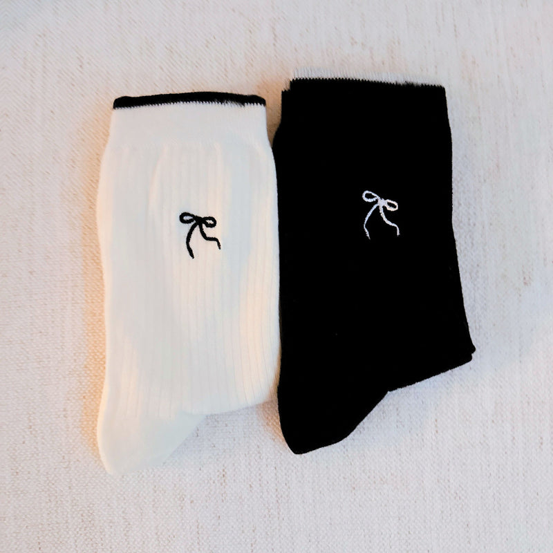 Simply Bow Socks Set