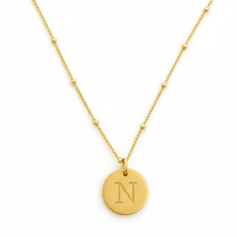 Ellison + Young: Singular Charm Initial Necklace