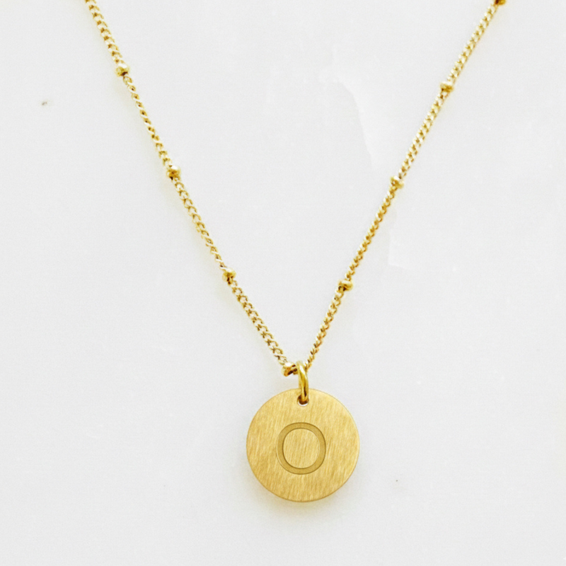 Ellison + Young: Singular Charm Initial Necklace