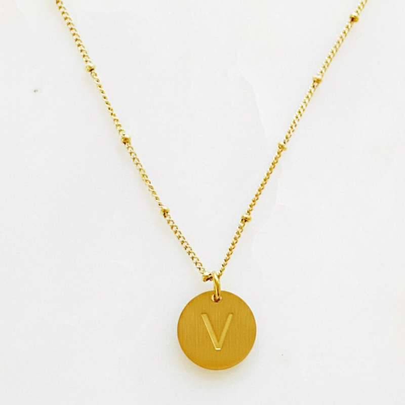 Ellison + Young: Singular Charm Initial Necklace