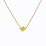 Minimalist cross necklace featuring a small polished cross pendant on a delicate chain. The So Very Blessed Cross Necklace offers a timeless and meaningful design, perfect for everyday wear or thoughtful gifting.