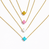 Minimalist cross necklace featuring a small polished cross pendant on a delicate chain. The So Very Blessed Cross Necklace offers a timeless and meaningful design, perfect for everyday wear or thoughtful gifting.