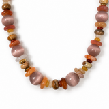 Ellison + Young Terra Luxe Mixed Stone Bead Necklace