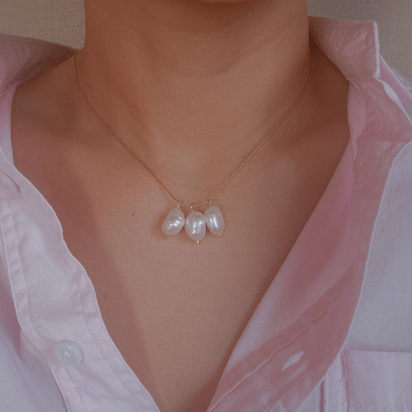 Trinity Freshwater Pearl Necklace