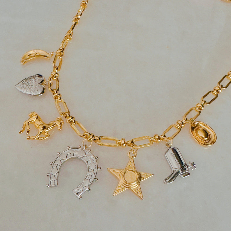 Wild Western Multi Charm Necklace