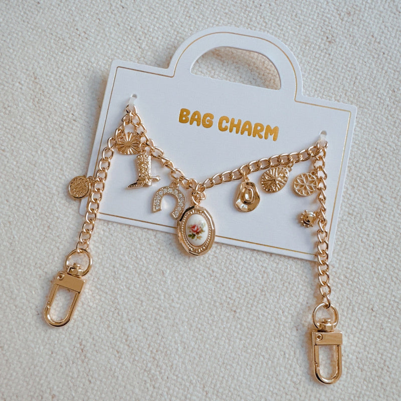 Yee-haw Multi Charm Bag Charm
Western and Golden