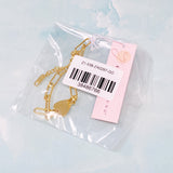 Modern heart bracelet featuring a charming side-positioned heart accent on a link chain. The You Are My Side Heart Bracelet offers a sweet and sentimental touch, perfect for everyday wear or meaningful gifting.