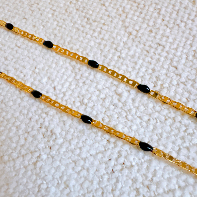 Color Pop Enamel Chain Necklace