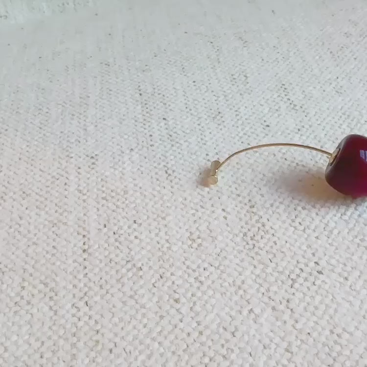 Sweet Cherry Drop Earrings