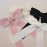 Lovely Edges Bow Hair Clip Set Of 2