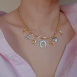 Wild Western Multi Charm Necklace