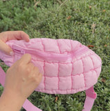 Perfect Puffy Banana Shape Sling Bag