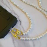 Pearl Channel Crossbody Lanyard