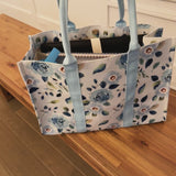 Bloom Blue Floral Couture Tote