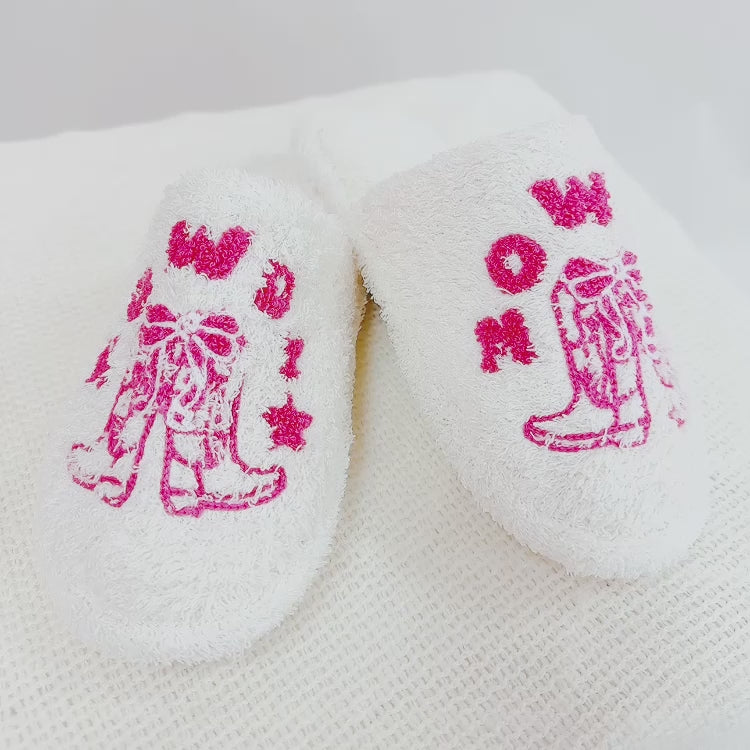 Howdy Boot Coziest Lounge Slippers