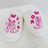 Howdy Boot Coziest Lounge Slippers
