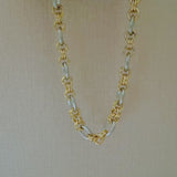A Statement Two Tone Chain Necklace