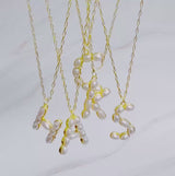 Pearl-Mosaic-Initial-Pendant-Necklace