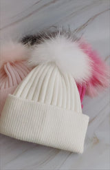 Pure Angora Genuine Fur Luxe Beanie