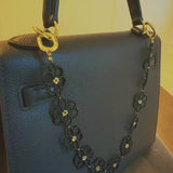 Beaded Flower Bag Charm