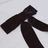 Double Fold Artisan Velvet Bow Hair Clip