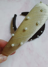 Silky Velvet Pearl Headband