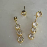 Backdrop Bezel Earrings