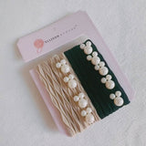 Pearls-And-Solid-Hair-Ties-Set-Of-4