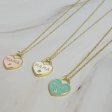 Pastel Locket Mama Necklace