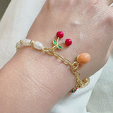 Juicy Fresh Fruit Charms Bracelet