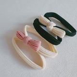 Tied-In-Bow-Daily-Hair-Ties-Set-Of-4