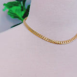 Flat And Bold Chain Necklace