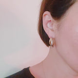 Two-Toned-Paired-Hoop-Earrings