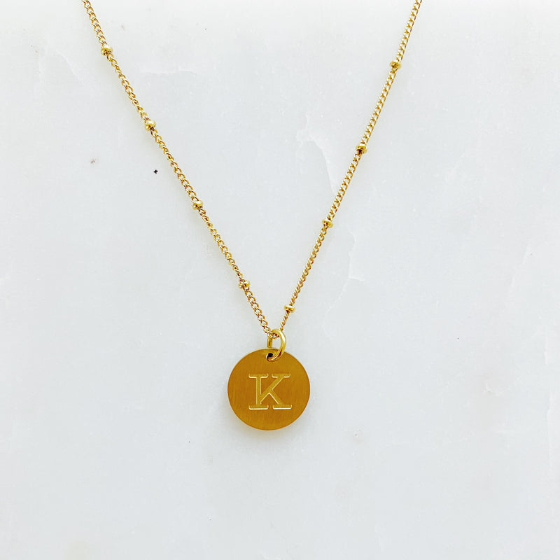 Ellison + Young: Singular Charm Initial Necklace