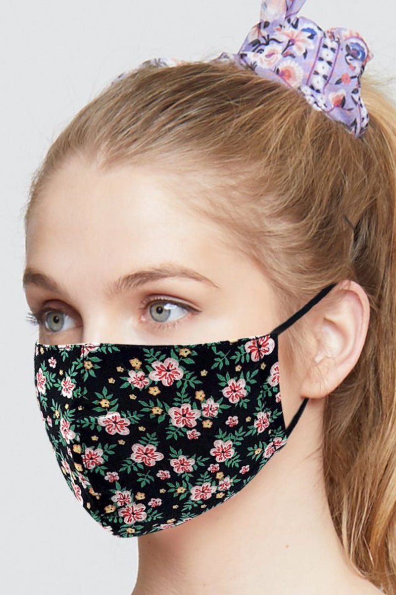 Loving Flower Fabric Mask