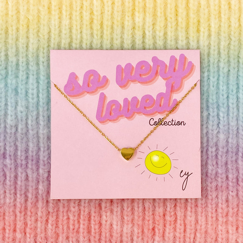So Very Loved Heart Necklace