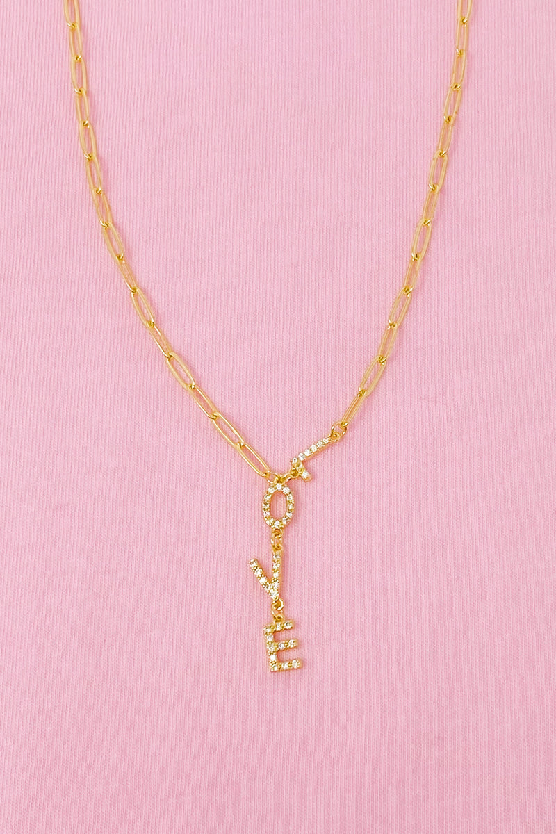 LOVE Dangle Necklace