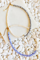 So Fresh Pearl And Porcelain Choker Necklace