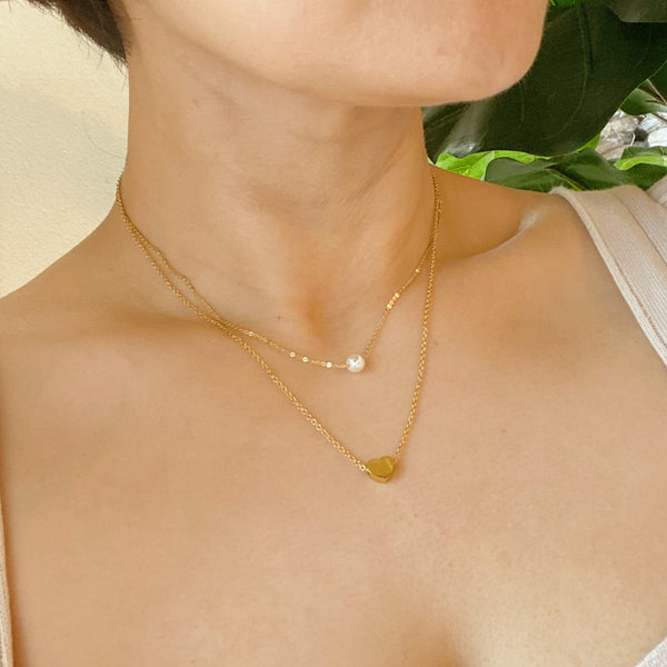 Precious Heart Layered Necklace