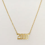 Birth Year Necklace Prepack
